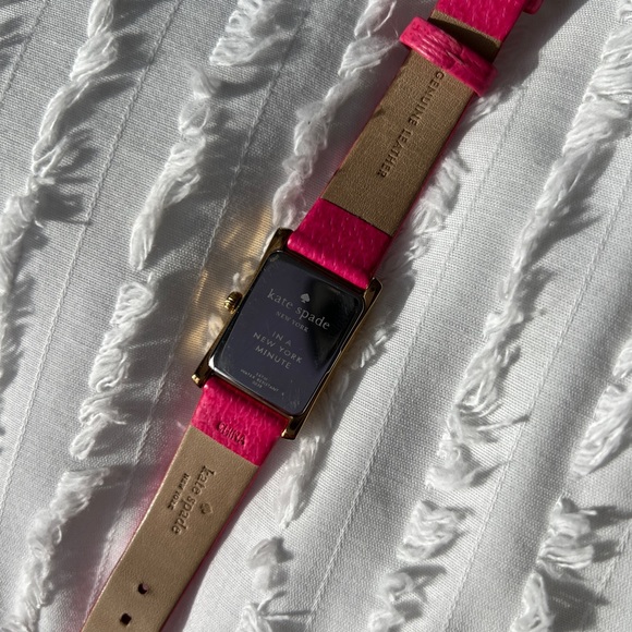Kate Spade Pink Leather Band Watch - Picture 5 of 8